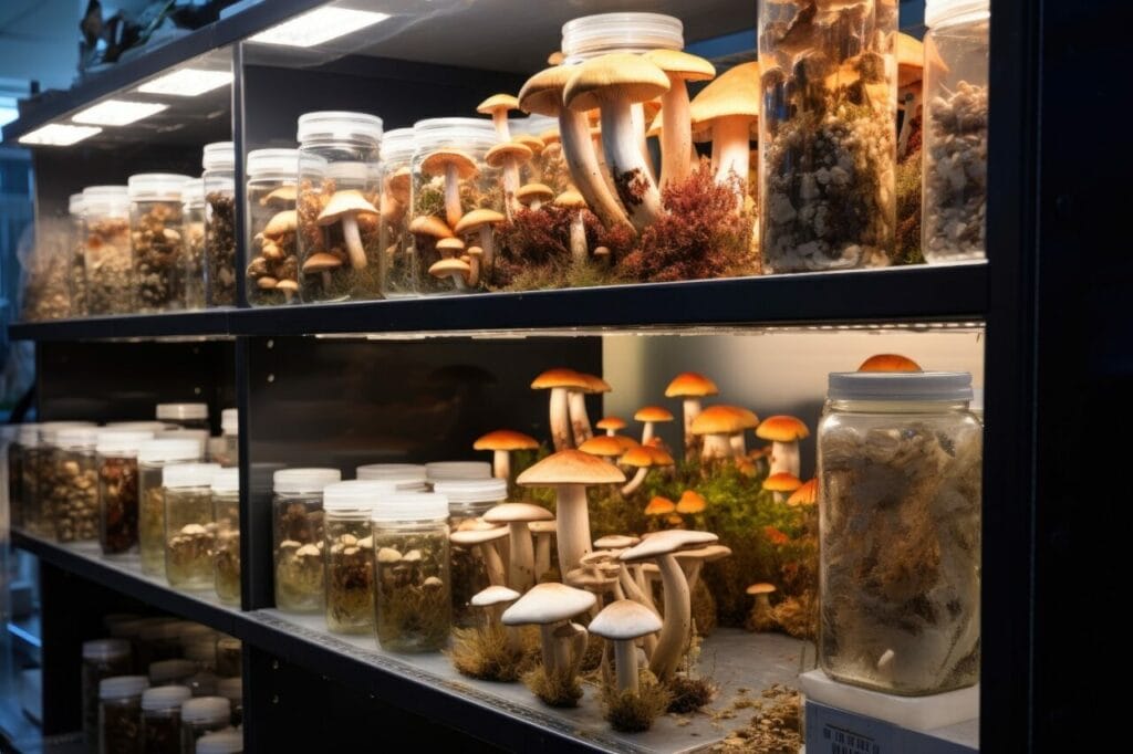 mushrooms store